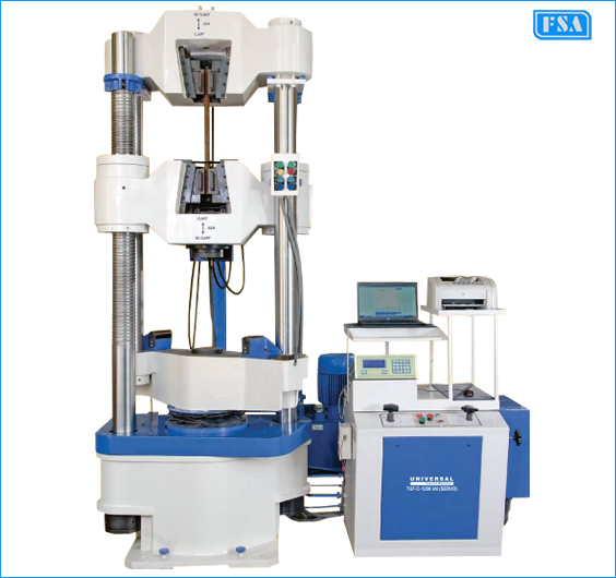 Front Open Hydraulic Grips Universal Testing Machines