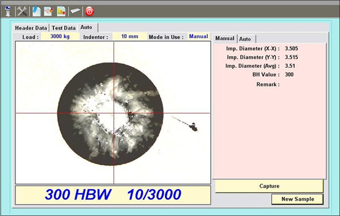 Manual Mode Measurement Result